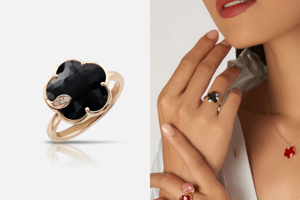 Petit Jolie ring with onyx by Pasquale Bruni. Credit: pasqualebruni.com