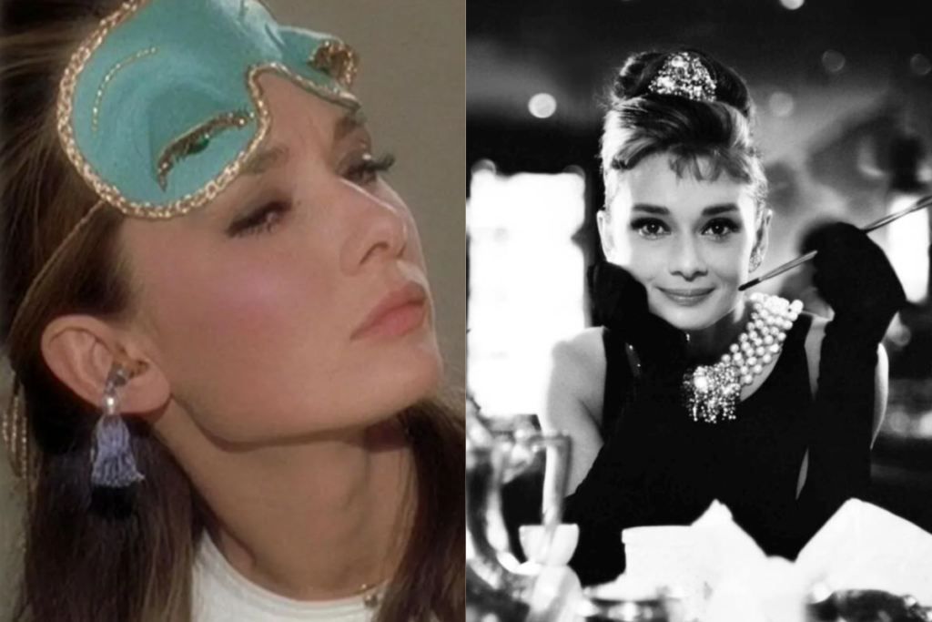 In the intimate scene she doesn't wear jewellery at all. On the right, the proof she is not wearing ring. If we pay attention to all the movie, she never wears rings.