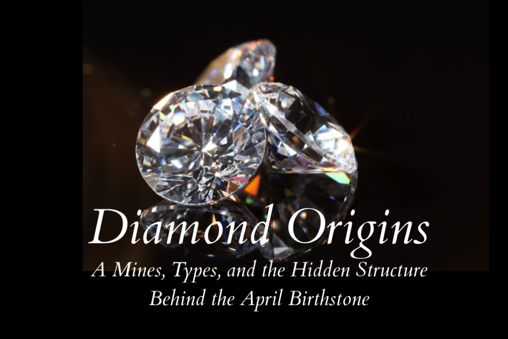 Diamond Origins: Mines, Types, and the Hidden Structure Behind the April Birthstone